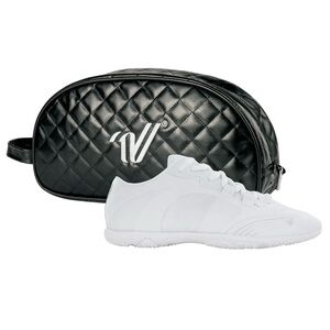 Varsity Phantom Cheer Shoes & Black Leather Bag - Like New